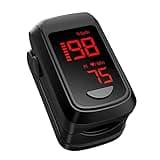 Pulse Oximeter Fingertip- Mini Oximeter Oxygen Saturation Monitor for SpO2/Heart Rate/PI, with Auto Graph Display,FSA/HSA Eligible