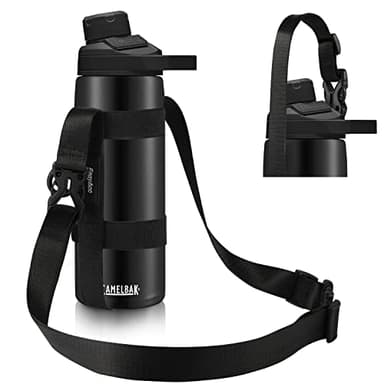 EasyAcc Water Bottle Holder Strap Sling, for Owala FreeSip 24 32 40 oz, Hydro Flask, Cirkul, Yeti, Stanley Flip, Universal Water Bottles, with Carabiner, for Walking Curise Travel (Bottle Excluded)