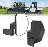 KEMIMOTO Upgraded Door Mounted Side Mirrors, Large Size Door Mirrors Compatible with Polaris Ranger 1000 570 Northstar XP SP, Commercial Pro XD with Original Full Doors, OEM #2889241, Accessories