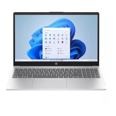 HP 15.6" Laptop FHD (1920 x 1080), 13th Generation Intel Core i5 8GB/512GB SSD, Intel Iris Xe Graphics, Anti-Glare Display, Windows 11 Home Silver 15-FD0075TG