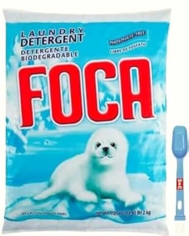 VECOSAS Foca Laundry Detergent 4.4 lb Bag - with Spoon., 4.41 Pound (Pack of 1)