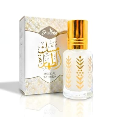Dizurde Musk Al Tahara 6mL | White Musk Perfume for Women | Egyptian Musk Oil Arabian Perfume | Soft Skin Scent for Everyday Wear & Layering