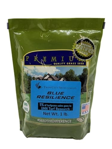Twin City Seed Co. Blue Resilience, Tall Fescue & Kentucky Bluegrass Mixture, 1 lb Bag