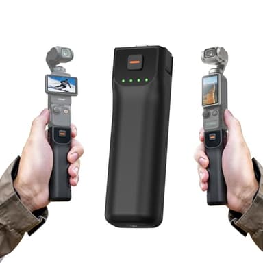 LKTOP 5000mAh Battery Handle for DJI Osmo Pocket 3 / Pocket 4, Xtra Muse, 22.5W Fast Charging Battery Grip, Up to 6H Runtime, 1/4" Thread