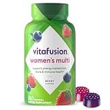Vitafusion Womens Multivitamin Gummies, Berry Flavored Daily Vitamins for Women With Vitamins A,C,D,E,B-6 and B-12, America’s Number 1 Gummy Vitamin Brand, 75 Days Supply, 150 Count (Package May Vary)