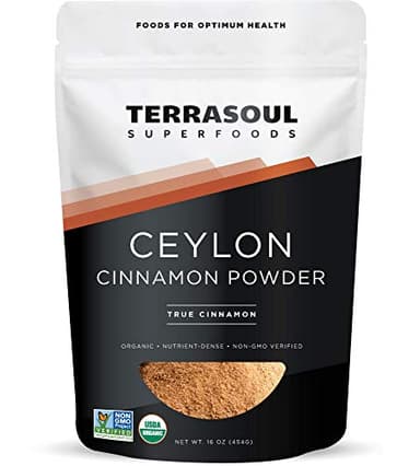 Terrasoul Superfoods Organic Ceylon Cinnamon Powder, 16 Oz - Lab-Tested for Authenticity | Premium Quality and Flavor…