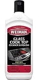 Weiman Glass Cooktop Heavy Duty Cleaner & Polish - Shines and Protects Glass/Ceramic Smooth Top Ranges with its Gentle Formula - 10 Oz., Clear