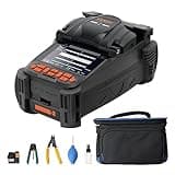 VEVOR Fiber Fusion Splicer 6 Motors, Core Alignment Fiber Optic Fusion Splicer with 4" Digital LCD Screen, 3 in 1 Optical Fiber Holder, Auto Focus Optical Fiber Cleaver Kit 5-6s Splicing 9-25s Heating