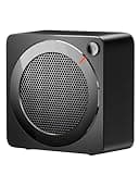 Gaiatop Mini Space Heater, Lightweight PTC Ceramic Fast Heating 500W Energy Efficient for Indoor Use, Overheating & 45° Tip-Over Protection, Portable Desk Electric Heaters for Office Home Black