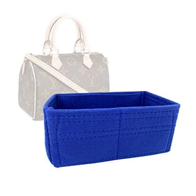 Zoomoni Premium Purse Organizer Insert For LV Nano Speedy, Speedy BB, Speedy 20, Speedy 22, Speedy 25, Speedy 30, Speedy 35, Speedy 40 (20 Color Options) [Bag Organiser, Liner, Insert, Shaper]