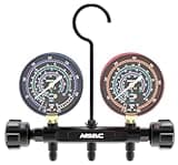 NAVAC NMG12A - Pro Manifold Gauge, Analog (R-454B, R-32, R-410A, R-22; A2L Compatible)