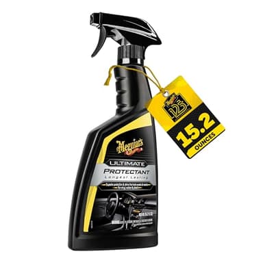 Meguiar's Ultimate Protectant, Exterior & Car Interior Protectant with UV Clear Coat Technology, Non-Greasy Formula for Shining and Protecting Vinyl, Rubber, and Plastic, 15.2 Oz Spray Bottle