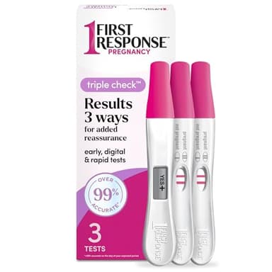 First Response Triple Check Pregnancy Test 3 ct.