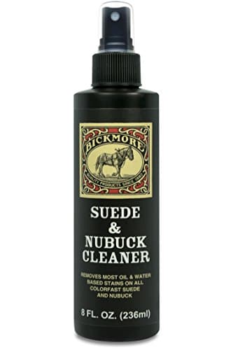 Bickmore Suede and Nubuck Cleaner 8oz | Made in USA Since 1882 | Deep Cleaning and Conditioning Spray for Boots, Shoes, Jackets, and Handbags - Non-Toxic, PFAS-Free Formula to Restore Texture and Nap