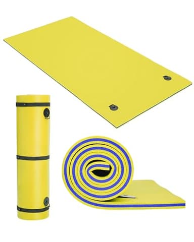 Lily Pad Floating Mat for Lake & Pool, 8'/9'/12' Extra Large Floating Water Mat, 3-Layer Tear-Resistant XPE Foam Suitable for Adults and Kids