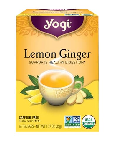 Yogi Tea Lemon Ginger Tea Bags, 16 ct