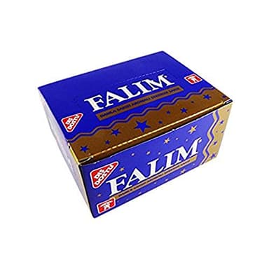 Falim 100 Pieces Mastic Flavoured Sugar Free Chewing Gum-Damla Sakizli- Jawline Chewing Gum