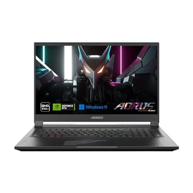 GIGABYTE AORUS 17X: 17.3" 16:9 Thin Bezel QHD 2560x1440 240Hz, NVIDIA GeForce RTX 4090 Laptop GPU 16GB GDDR6, Intel Core i9-13980HX, 32GB DDR5 RAM, 2TB SSD, Windows 11 Home (AORUS 17X AZF-D5US665SH)