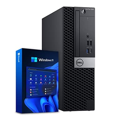 Dell Windows 11 Desktop Computer OptiPlex 5060 | Intel Core i5-8500 Six Core (4.3GHz Turbo) | 16GB DDR4 RAM | 500GB SSD Solid State + 1TB HDD | WiFi + Bluetooth | Home or Office PC (Renewed)