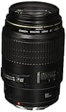 Canon 4657A006-cr EF 100mm F/2.8 Macro USM Fixed Lens for SLR Cameras, Black (Renewed)