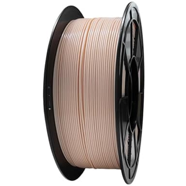 PLA Filament 1.75mm PLA+PRO Light Skin Tone/Flesh 3D Printer Filament 1kg, Made with Food-Contact Compliant Raw Materials, Strong Layer Adhesion, High-Speed 60-500mm/s Printing