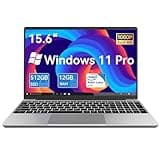 FOLINHAM 15.6 inch Laptop, Intel 12th Quad Core N100(Up to 3.4GHz),12GB LPDDR4 RAM 512GB SSD, 2K FHD IPS Laptops, 2.4G/5G WiFi, Webcam,Full-Featured Type-C,Extra Large Touchpad,Large Capacity Battery