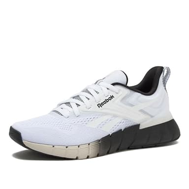 Reebok Nano Gym Sneakers for Men, Workout Mens Shoes, Footwear White/Black/Moonstone, 7