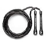 Elite Jumps Beaded Jump Rope | Adjustable Jump Ropes for Fitness with Unbreakable Handles and Shatterproof Beads | Crossover Jump Rope for Your Exercise Equipment | Segmented Jump Rope