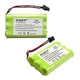 HQRP 2-Pack Phone Batteries Compatible with Uniden TRU9460 TRU9465 TRU9466 TRU9480 TRU9485 TRU9485-2 Cordless Telephone