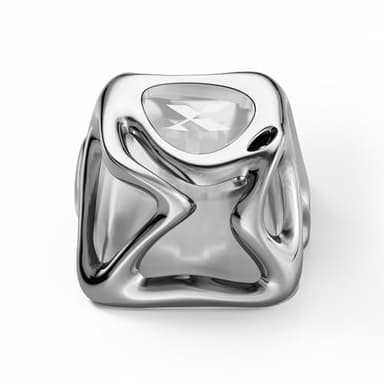 XVX Custom Keycaps, Metal Liquid Transparent Key caps, 1U Keyboard Keycaps Replacement for Mechanical Keyboard