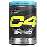 Cellucor C4 Ultimate Shred Pre Workout Powder, Metabolism Supplement with Cayenne Extract+300mg Caffeine+TeaCrine+Dynamine - Frozen Bombsicle, 20 Servings