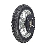 AlveyTech Rear Wheel Assembly - For Razor MX500 and MX650 Dirt Rocket - 2.5-10 Knobby Tread Tire & 80 Tooth Sprocket - With High Off-Road Performance & Simple Installation - Razor Mx650 Upgrade Kit