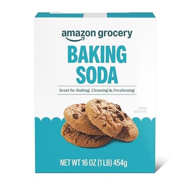 Amazon Grocery, Baking Soda for Baking and Freshening, 16 Oz