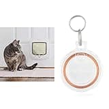 PetSafe Microchip Cat Door, Exterior or Interior Pet Door & Microchip Cat Door Key Fob, Exclusive Entry for Non-Microchipped Cats