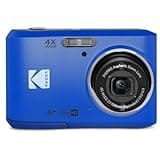 KODAK PIXPRO Friendly Zoom FZ45-BL 16MP Digital Camera with 4X Optical Zoom 27mm Wide Angle and 2.7" LCD Screen (Blue)
