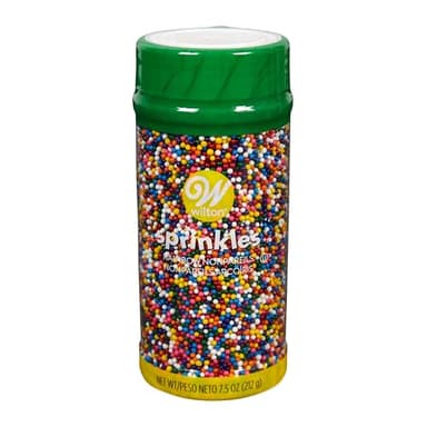 Wilton Rainbow Nonpareils Food Decorative, 7.5-Ounce