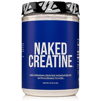 NAKED Pure Micronized Creatine Monohydrate – 200 Servings, 1,000g Bulk – NSF Certified, Vegan, Non-GMO, Gluten & Soy Free - Muscle Building, Strength Training, Gym & Fitness Supplement