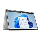 HP 14" FHD Pavilion x360 Convertible Laptop, Intel Core i5-1235U, 8GB RAM, 256GB SSD, Natural Silver, Windows 11 Home, 14-dy2050wm