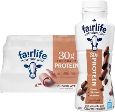 Nutrition Plan High Protein Chocolate Shake, 12 PACK. Orry's Vital