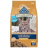Blue Buffalo Wilderness Weight Control High-Protein, Grain-Free Natural Chicken Dry Food for Adult Cats, 11 lbs.
