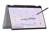 HP 14b Convertible 2-in-1 Chromebook Plus in Meteor Silver 14" Touch FHD Intel i3 8-Core up to 3.80GHz 8GB Ram 128GB 4K Graphics WiFi 6 Chrome OS (14b -i3 - Renewed)