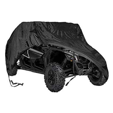 Waterproof UTV Cover, 420D Heavy Duty Tear-Resistant Oxford Material for Polaris Suzuki Kawasaki Can Am Maverick Arctic Cat Textron 2-3 Passenger XL-115 L x 60" W x 75" H