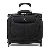 Travelpro Maxlite 5 Softside Lightweight Rolling Underseat Tote Upright 2 Wheel Bag, Men and Women, Black, 16-Inch