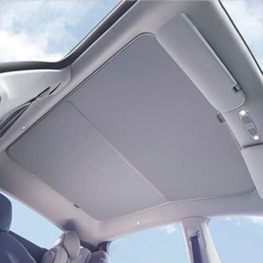 VION Tesla 2024-2020 Model Y Roof Sunshades - Precision Fit, No Sagging, Full Blackout - (Fits 2024-2020 Tesla Model Y)