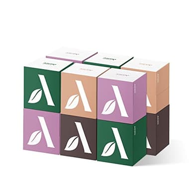 Amazon Aware Bamboo Facial Tissue Cube Boxes, 3-Ply, 12 Pack, 60 Sheets Per Box, 720 Per Pack