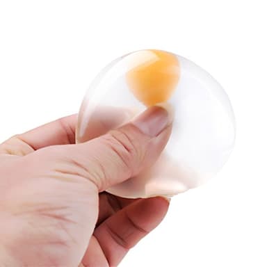 Splat IT Egg Yolk Stress Relief Splatter Water Toy (2 Pack), White