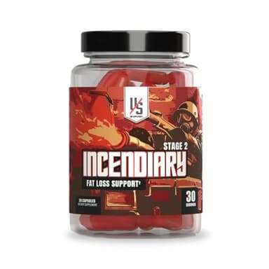 UXO Supplements Incendiary Stage 2: MitoBurn®, Pills That Support Weight Loss/Fat Loss, Keto-Diet Friendly, Appetite Suppressent, Upgrade Energy & Workout Performance, 30 Capsules