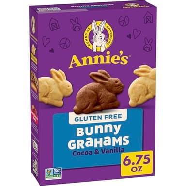 Annie's Gluten Free Cocoa and Vanilla Bunny Cookies, 6.75 oz