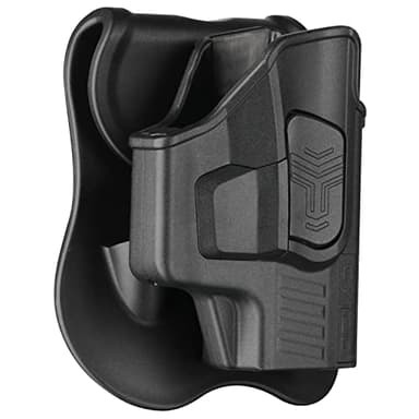 P365 Holsters, OWB Holster Compatible with Sig Sauer P365 Micro-Compact - Index Finger Released | Adjust. Cant | Autolock | Outside Waistband | Silicone Pad Paddle | Matte Finish -RH