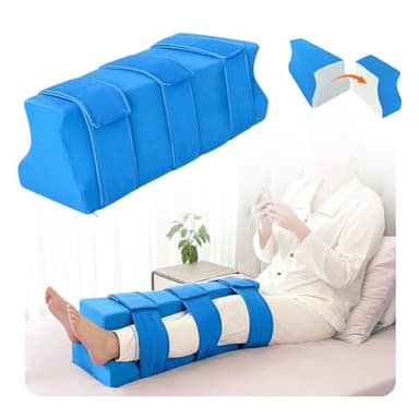 Hip Abduction Pillow - Hip Replacement Kit After Surgery Recovery | 2 in 1 HIPS Abductor Pillow | Adjustable Leg Separator & Knee Wedge Cushion for HIPS Bursitis Pain Relief and Sleeping Support
